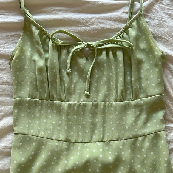 Abercrombie Polka Dot Dress - Green - Picture 3 of 8